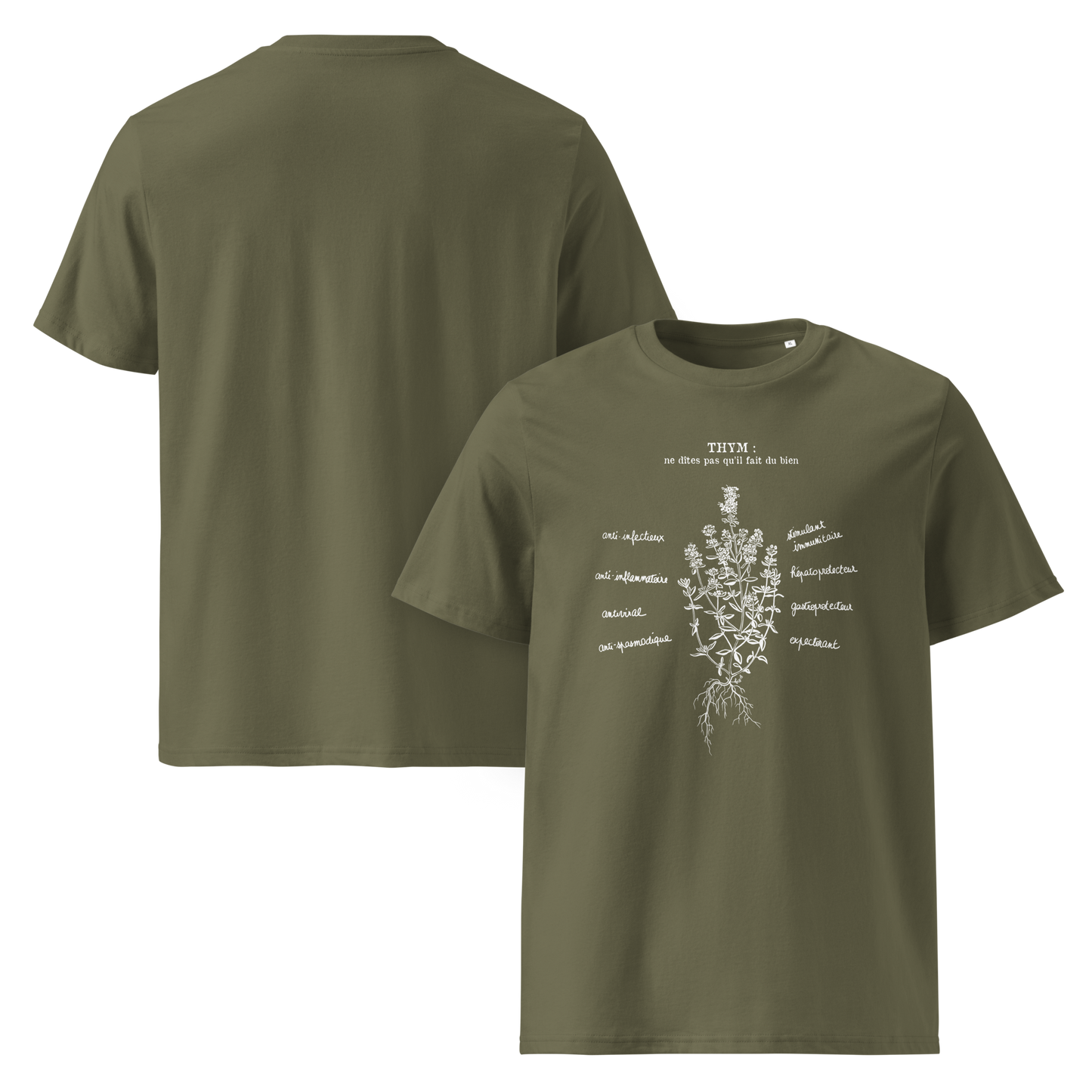 T-shirt unisexe en coton biologique | THYM |