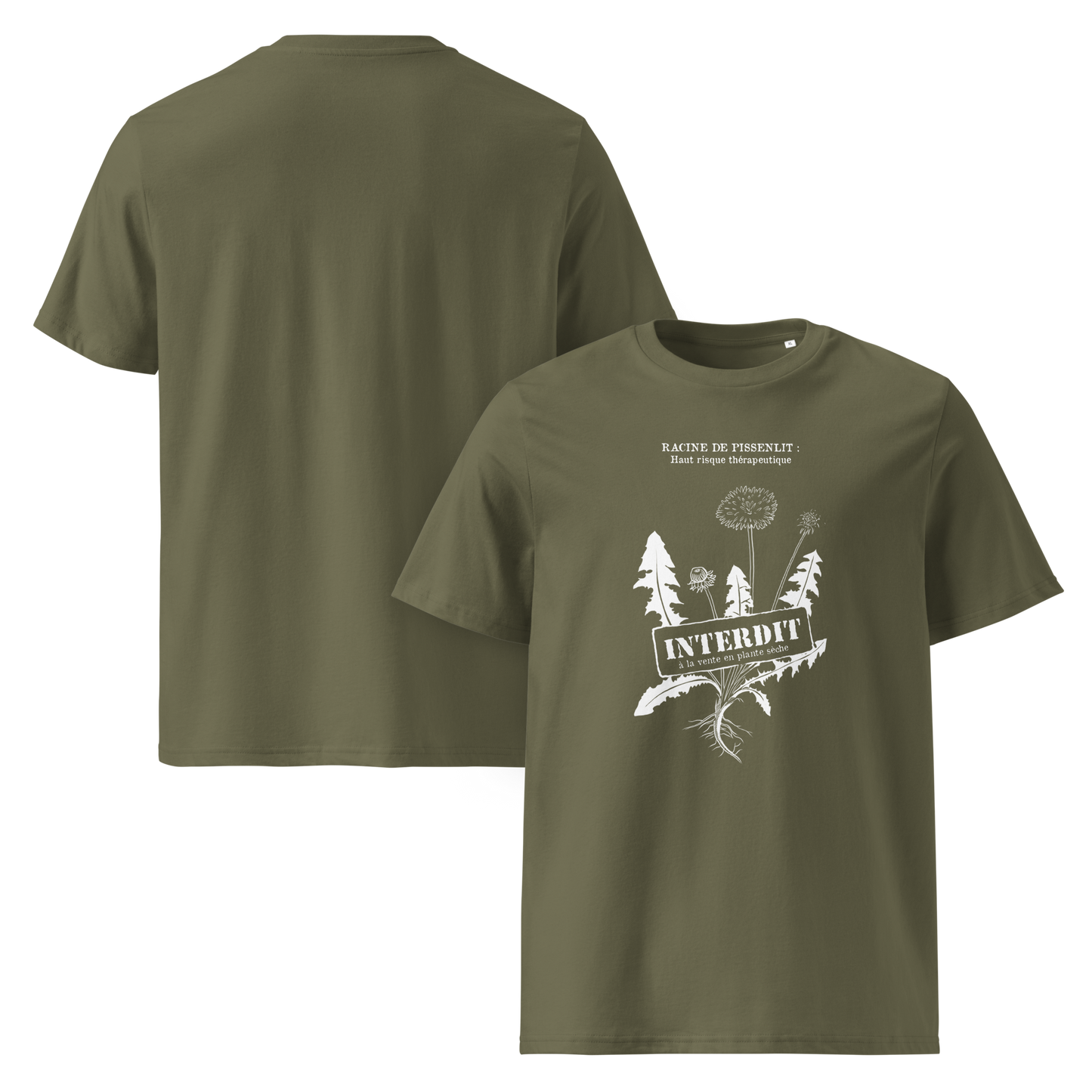 T-shirt unisexe en coton biologique | PISSENLIT |