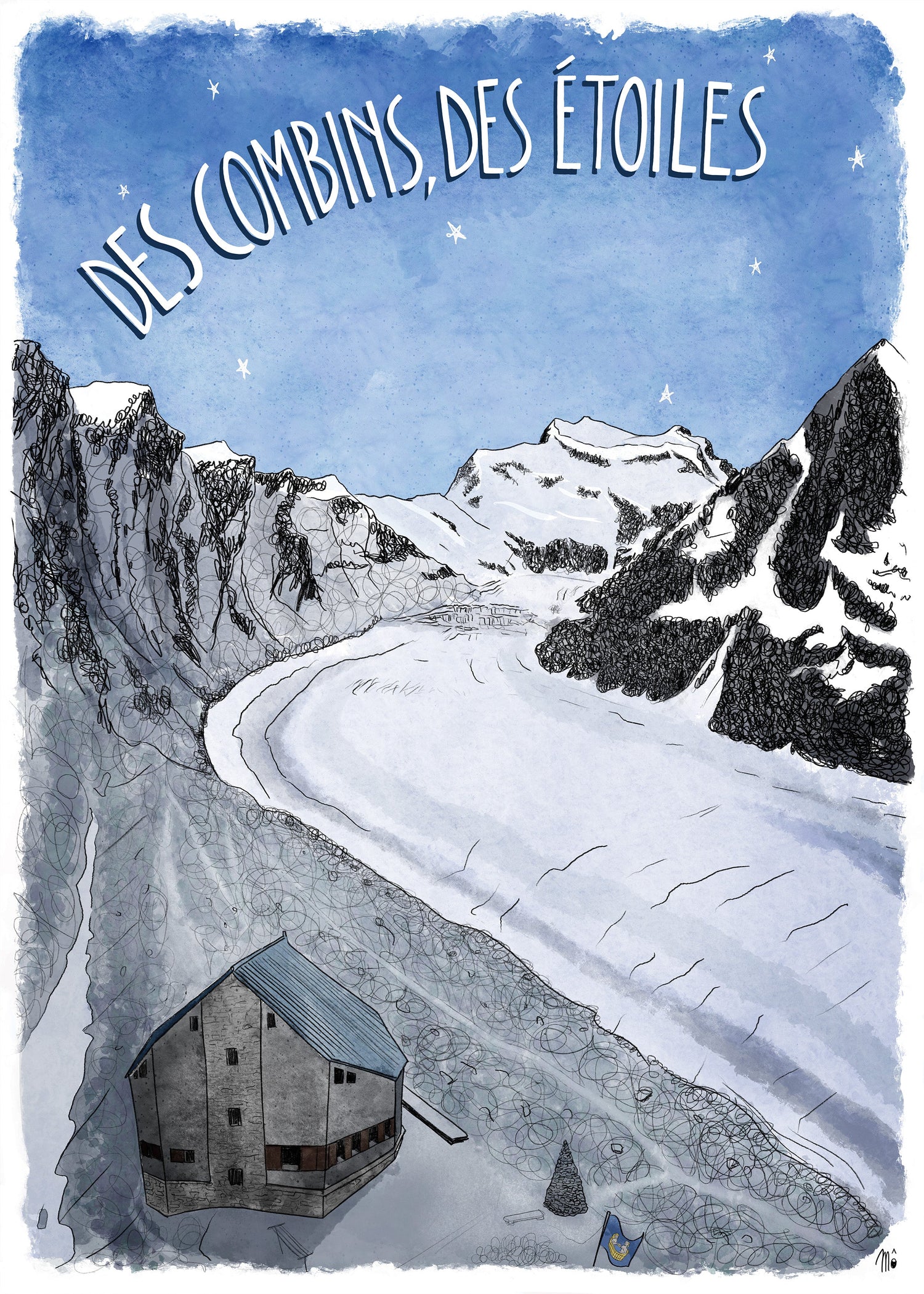 Là-Haut sur la moraine