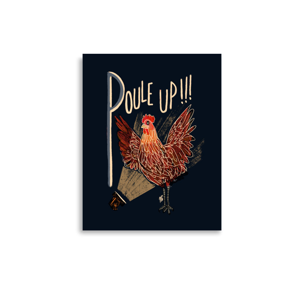 Poster 27,94 x 35,56 cm | POULE & THE GANG |