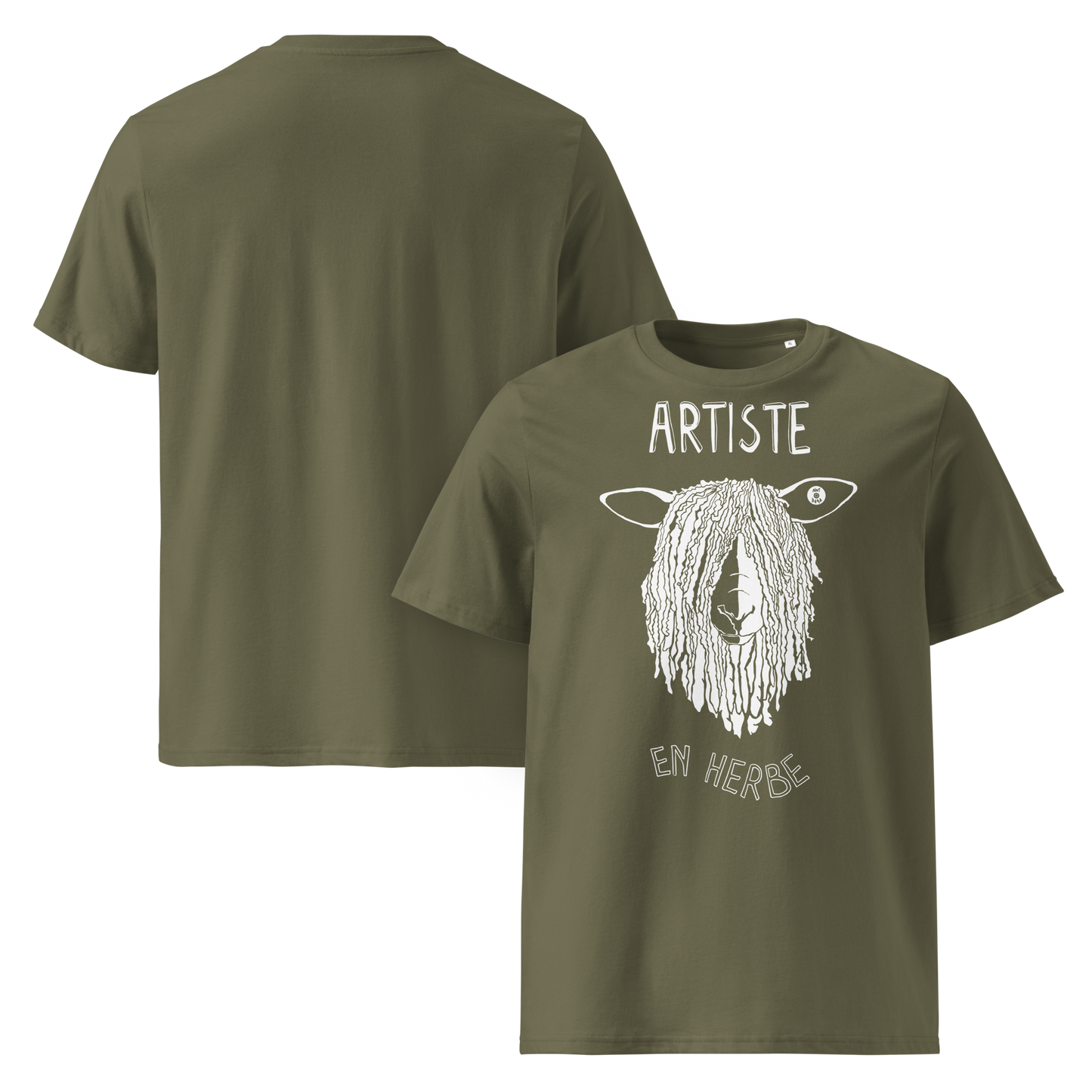 T-shirt unisexe en coton biologique imprimé | Artiste |