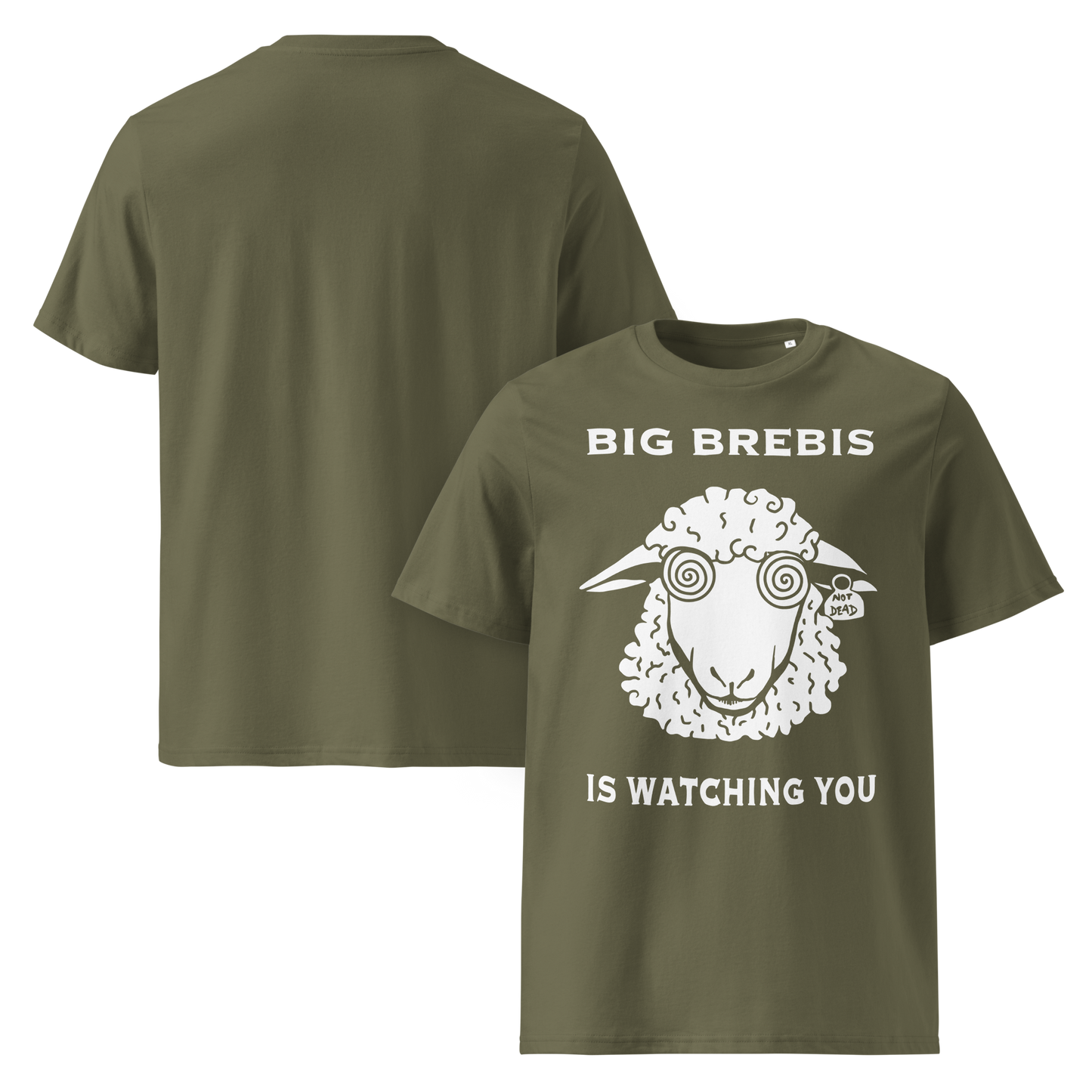 T-shirt unisexe en coton biologique imprimé | Big Brebis |